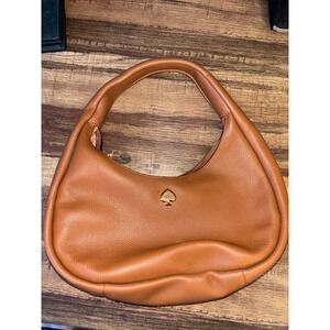 Kate Spade Kayla Crescent Shoulder Bag Warm Gingerbread brown